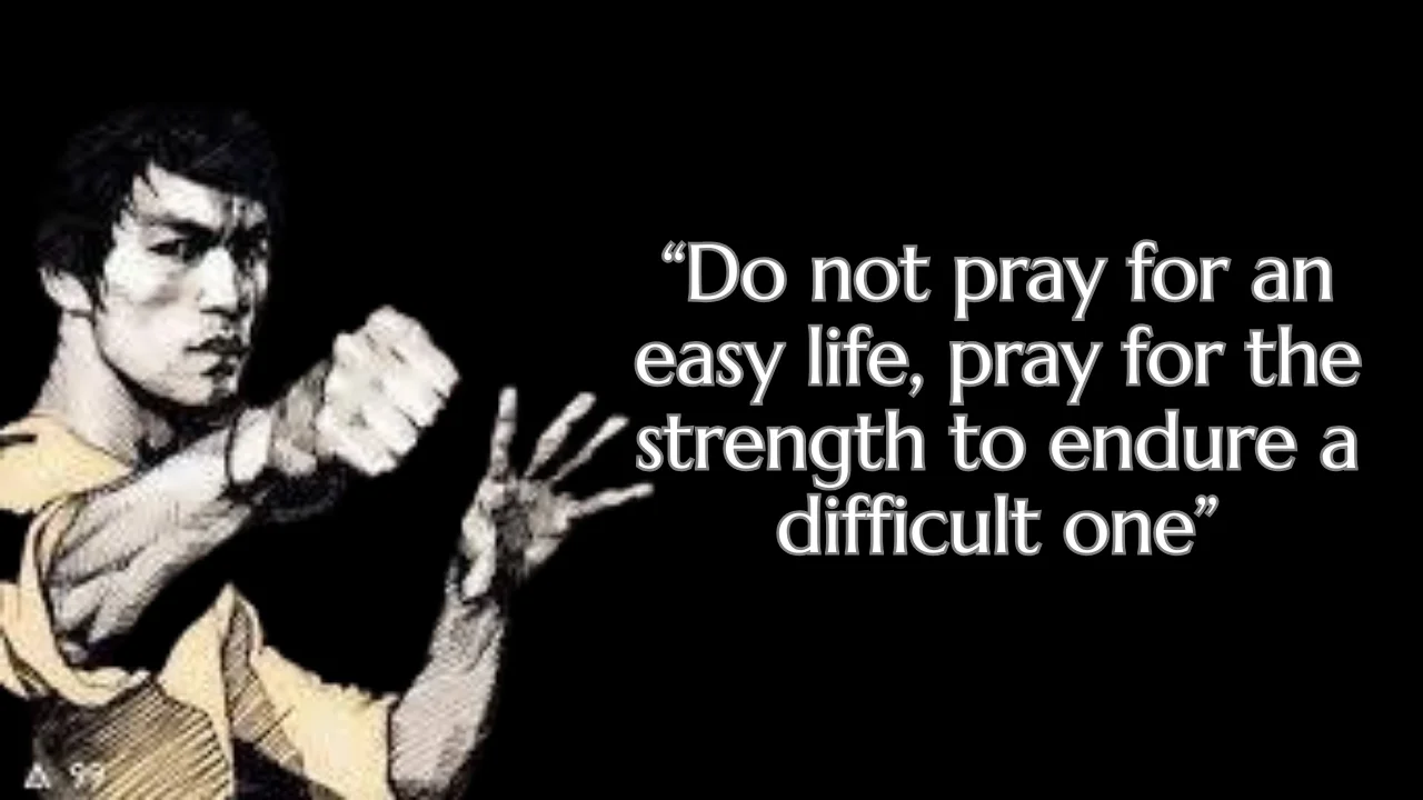 Bruce Lee quote for kids