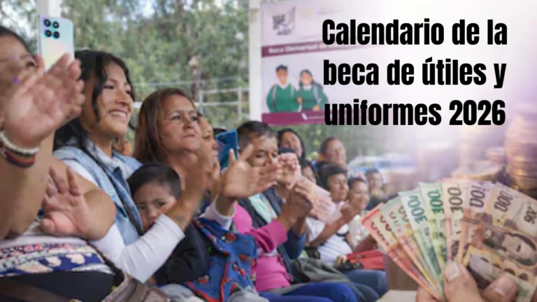 Calendario de la beca de útiles y uniformes 2026: cuánto recibirán alumnos de primaria y secundaria y cómo registrarse