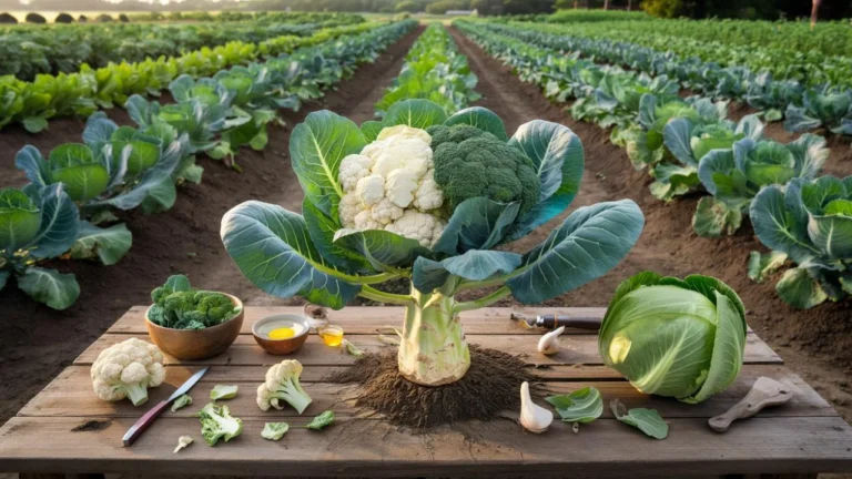 Cauliflower Broccoli Cabbage Same Plant