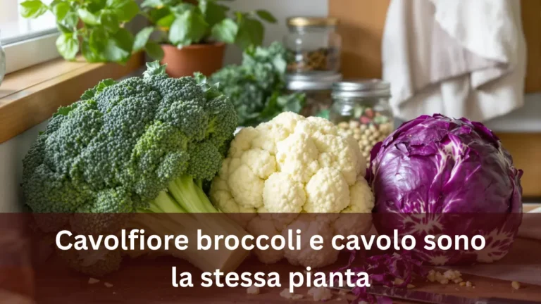 Cavolfiore broccoli e cavolo sono la stessa pianta
