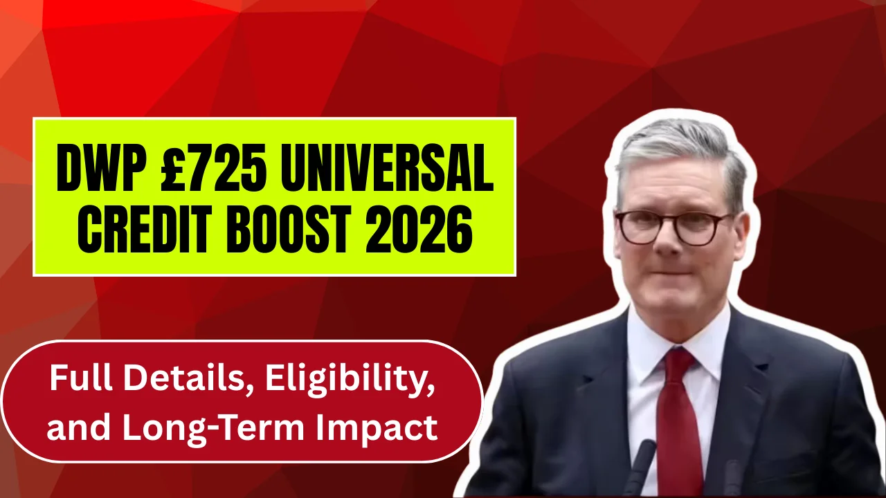 DWP £725 Universal Credit Boost 2026