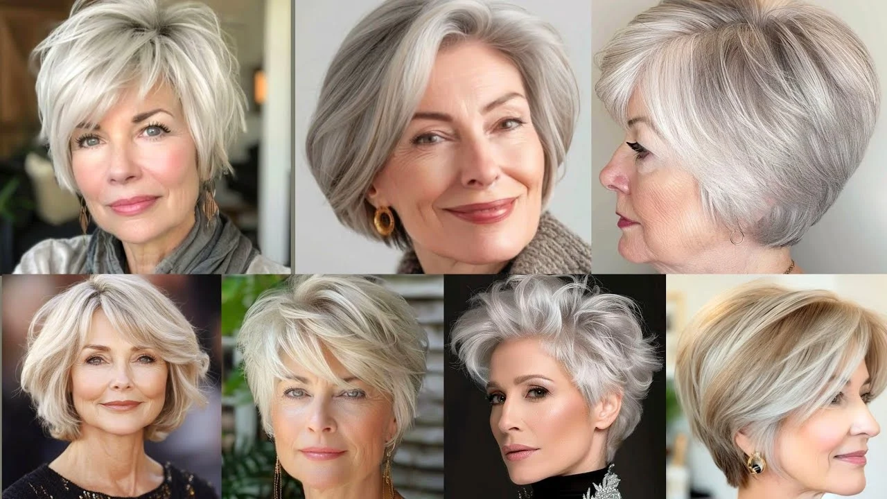 Modern Short Haircuts for Women Over 60
