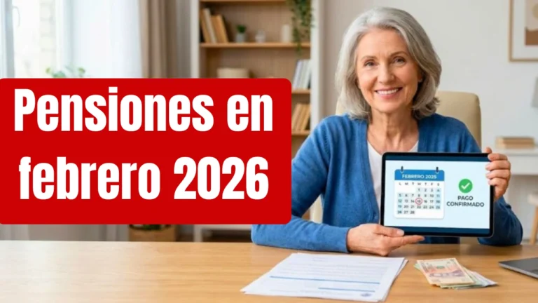 Pensiones en febrero 2026