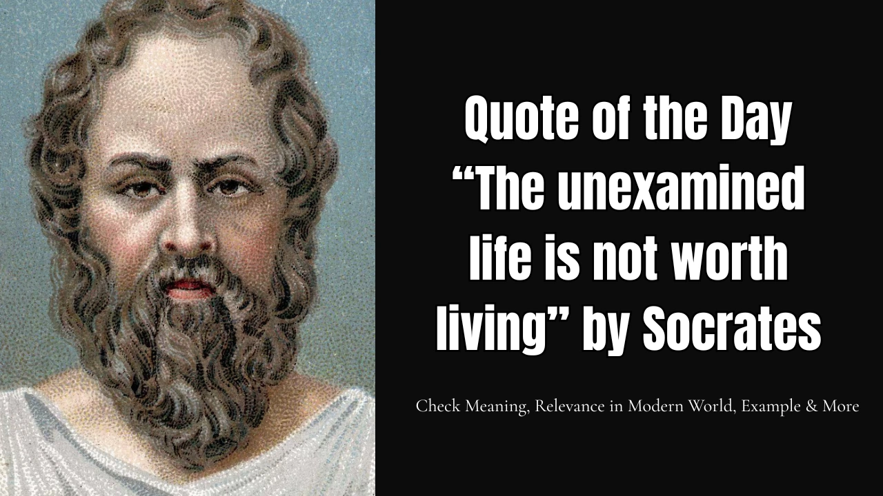Quote of the Day by Socrates: