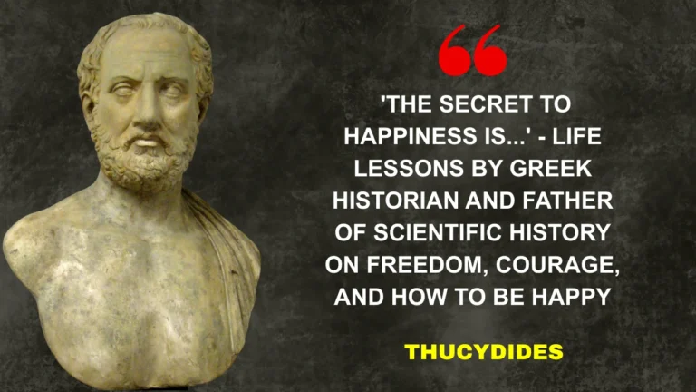 Quote of the day by Thucydides