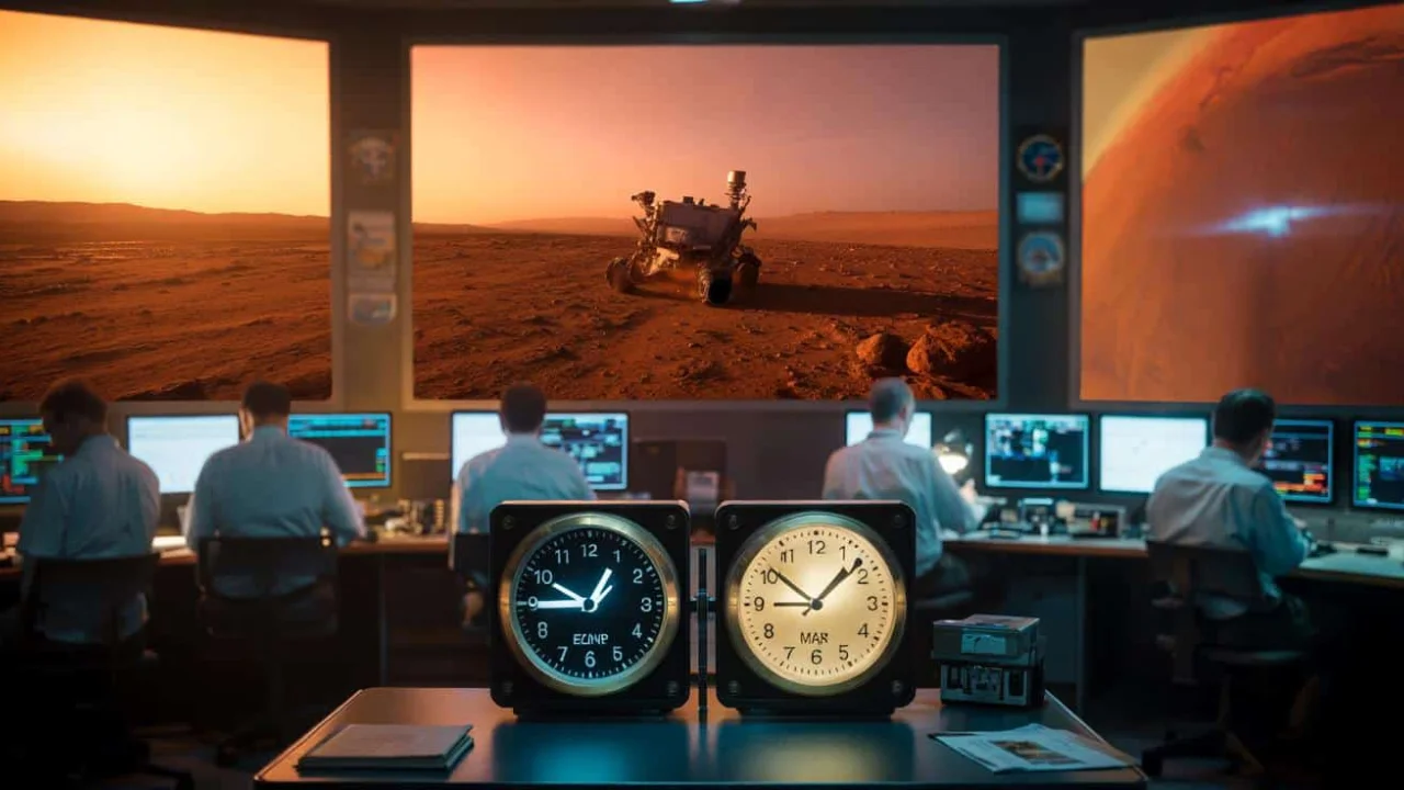 Time Dilation on Mars